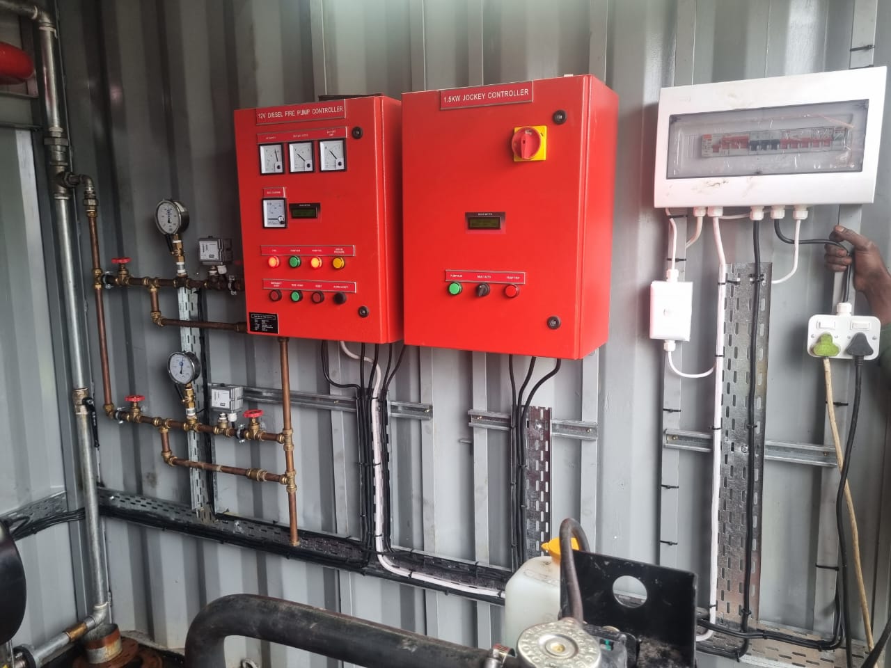 Container Control Panels Wide