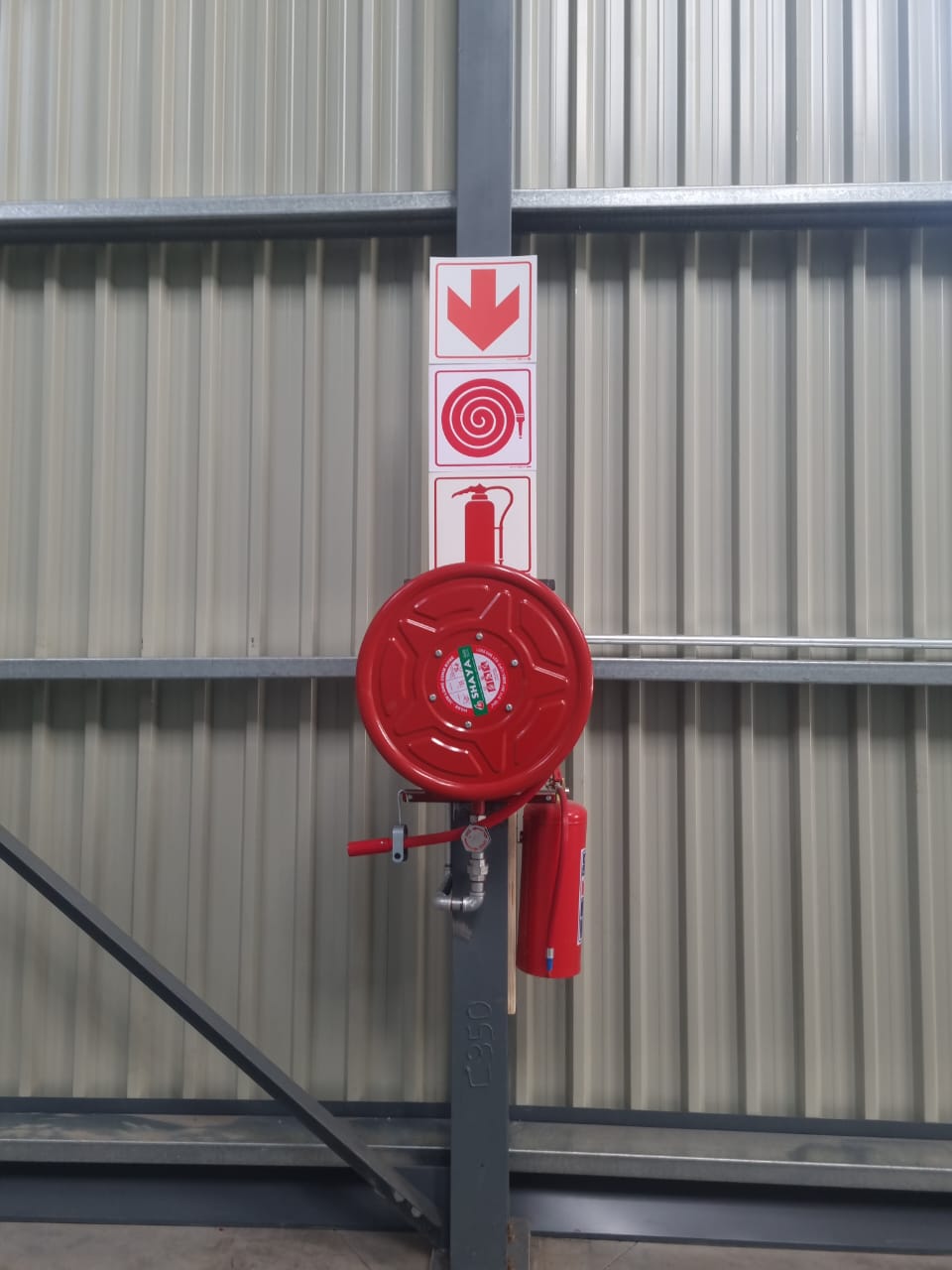 Hose Reel With Signage