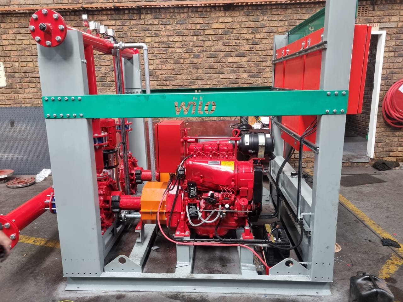 Wilo Pump Skid Side